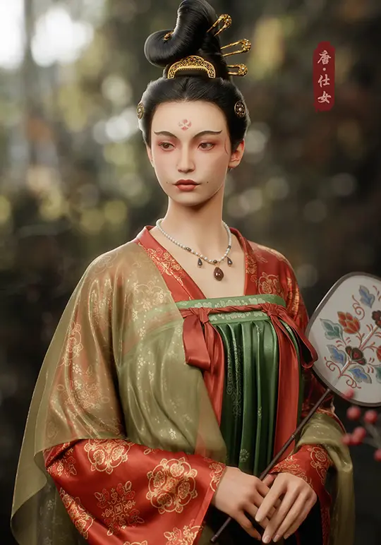 Image bajibaji Tang Dynasty Court Lady.png